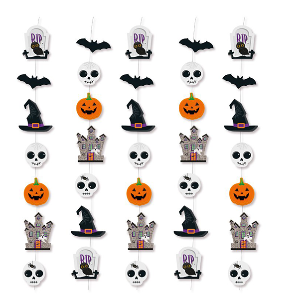 Pick Decorativo Halloween Caveira - 12 Unidades - Extra Festas